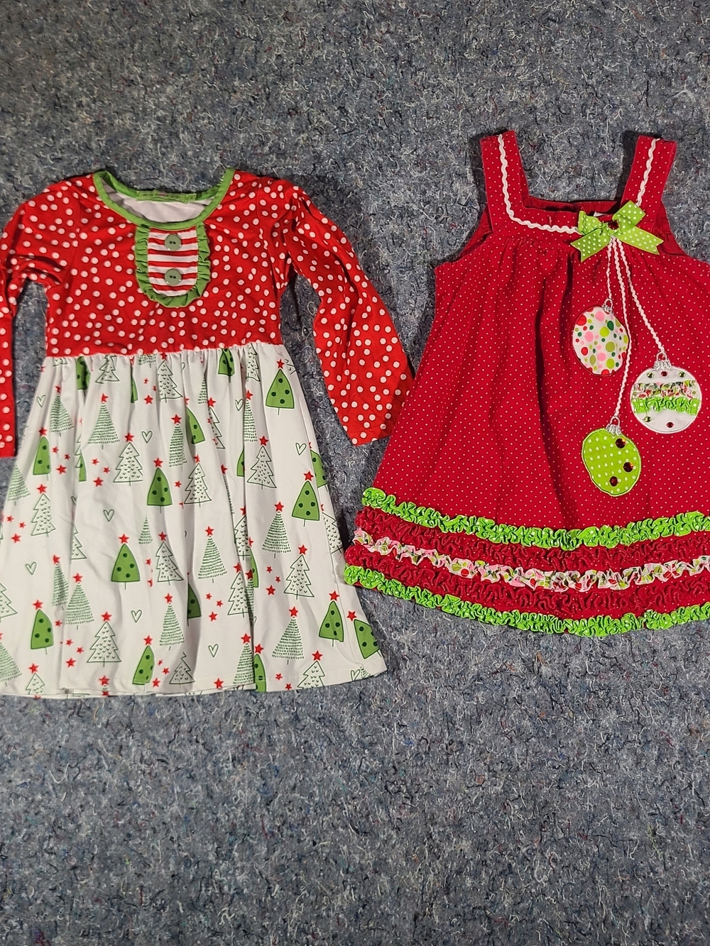 Girls Christmas Dress Bundle Size 4 & 5 Rare Editions Milk Loves Lily